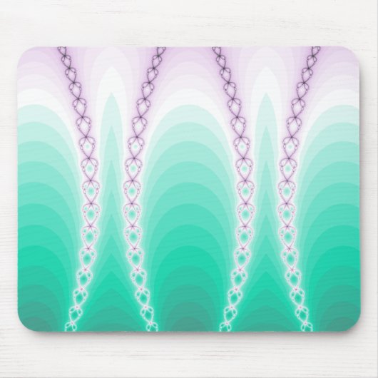 Schitterende Paarse groene gradiëntbreuk Muismat (Voorkant)