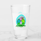 Schitterende paasglas-trommel glas (Achterkant)