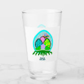 Schitterende paasglas-trommel glas (Voorkant)