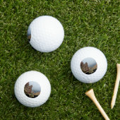 Schitterende "Red Rocks" Golfballen (Insitu Gras)