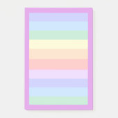 Schitterende regenboogachtergrond post-it® notes (Voorkant)