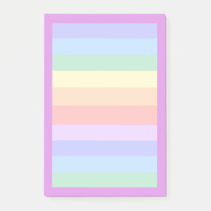 Schitterende regenboogachtergrond post-it® notes