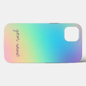 Schitterende  regenbooggradiënt Case-Mate iPhone case (Achterkant (horizontaal))