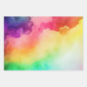 Schitterende regenboogkleuren Abstract ontwerp Inpakpapier Vel (Voorkant)