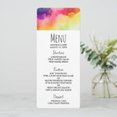 Schitterende regenboogkleuren Abstract ontwerp Kaart (Staand voorkant)