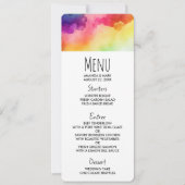 Schitterende regenboogkleuren Abstract ontwerp Kaart (Voorkant)