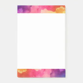 Schitterende regenboogkleuren Abstract ontwerp Post-it® Notes (Voorkant)