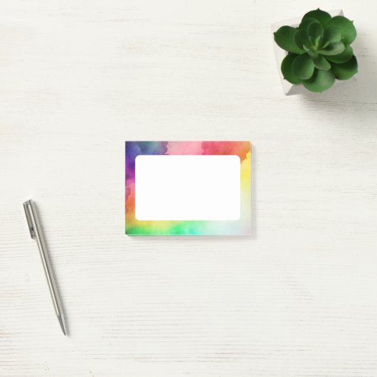 Schitterende regenboogkleuren Abstract ontwerp Post-it® Notes (Kantoor)
