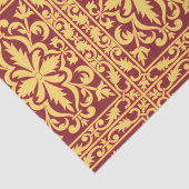 Schitterende Renaissance Damaspapier Tissuepapier (Detail)