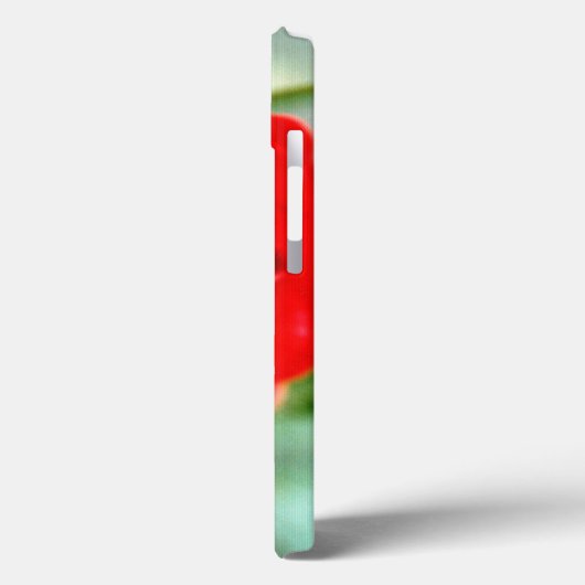 Schitterende rode roos met druppels in de ochtend Case-Mate iPhone case (Achterkant / Links)