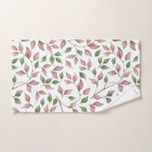 Schitterende roze en groene sleeplijnen bad handdoek (Handdoek)