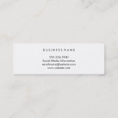 Schitterende roze groene hedendaagse tijd mini visitekaartje (Achterkant)