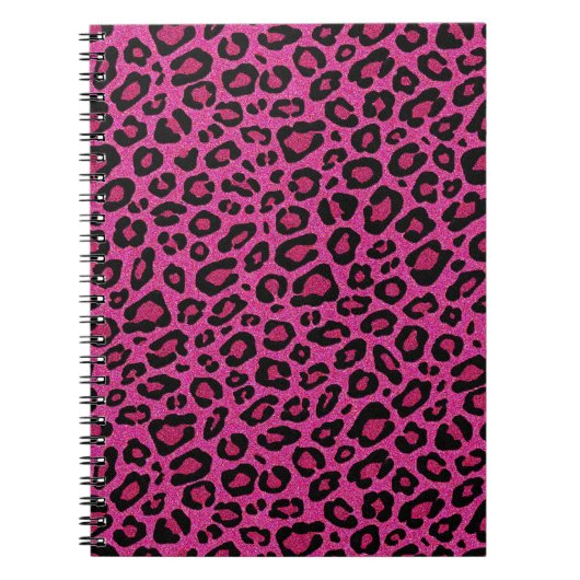 Schitterende, roze, roze huidglitter notitieboek (Voorkant)