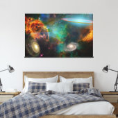 Schitterende ruimtebesparende ruimtestraling van r canvas afdruk (Insitu (Slaapkamer))