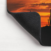 Schitterende Saguaros bij Zonsondergang Muismat (Hoek)