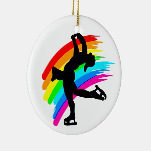 SCHITTERENDE SCHAATSER KERAMISCH ORNAMENT (Rechts)