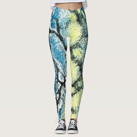 Schitterende schubben leggings (Voorkant)
