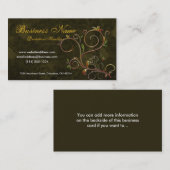 Schitterende scrollbannen D4 - Visitekaartjes (Voorkant / Achterkant)