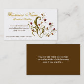 Schitterende scrollbannen D5 - Visitekaartjes (Voorkant / Achterkant)