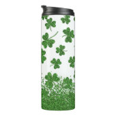 Schitterende Shamrocks Thermosbeker (Geroteerd rechts)