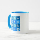 SCHITTERENDE SNEEUWVLOKKEN MOK (Voorkant links)