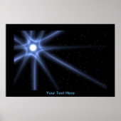 Schitterende Ster Poster (Voorkant)