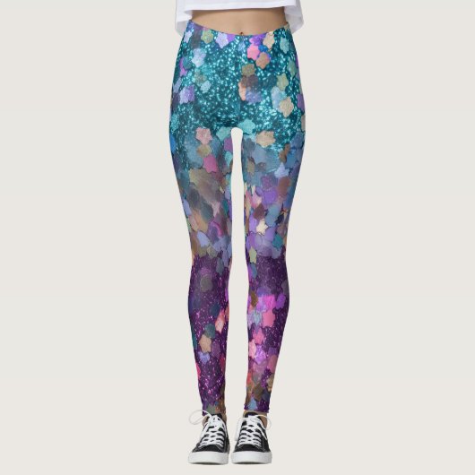 "Schitterende sterren"  Leggings (Voorkant)