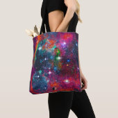 Schitterende sterrenveld-tas tote bag (Dichtbij)