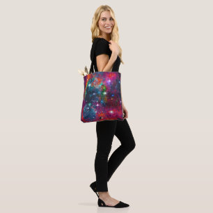 Schitterende sterrenveld-tas tote bag