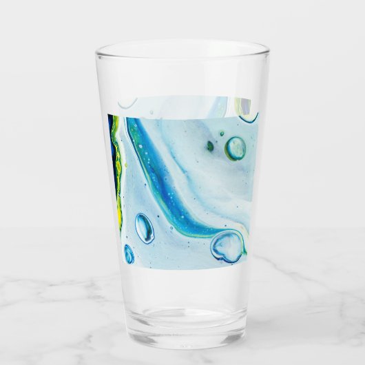 Schitterende strand glas (Achterkant)