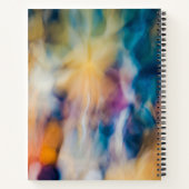 Schitterende stromende kleuren Abstract Design Not Notitieboek (Achterkant)