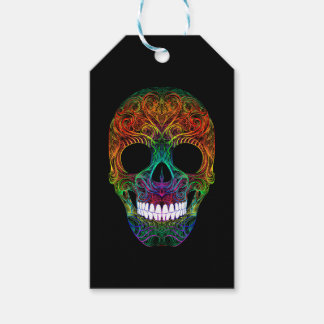 Schitterende suikerschedel Dia De Los Muertos Snoe Cadeaulabel
