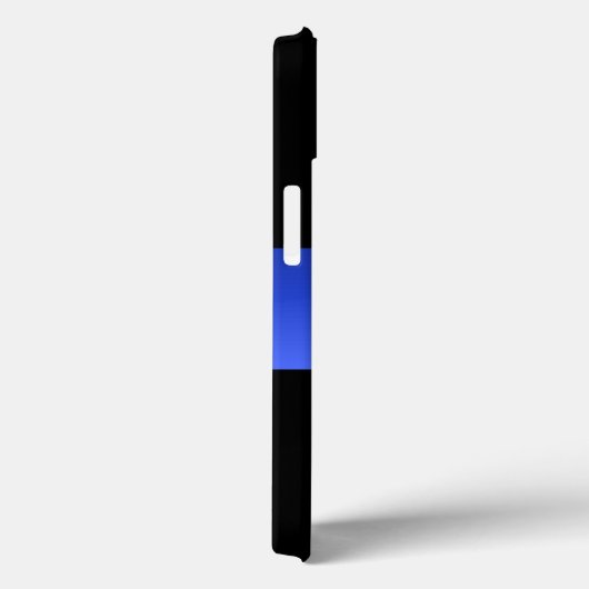 Schitterende Thin Blue Line Police gradiënt Case-Mate iPhone Case (Achterkant / Rechts)