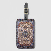 Schitterende turkse vormgeving bagagelabel (Voorkant (verticaal))