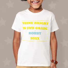 Schitterende tweede klas terug naar school T-shirt