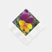 Schitterende viooltjes servet (Hoek)