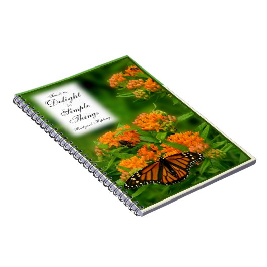 Schitterende vlinder notitieboek (Rechterzijde)