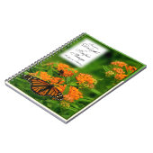 Schitterende vlinder notitieboek (Linkerzijde)