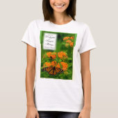 Schitterende vlinder t-shirt (Voorkant)