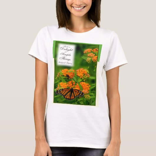 Schitterende vlinder t-shirt (Voorkant)