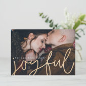 Schitterende vrolijke fotokaart (Staand voorkant)