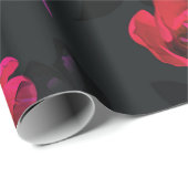 Schitterende waterverf tulpbloemen naadloos besche cadeaupapier (Rol Hoek)