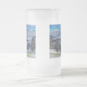 schitterende winter matglas bierpul (Center)