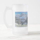 schitterende winter matglas bierpul (Links)