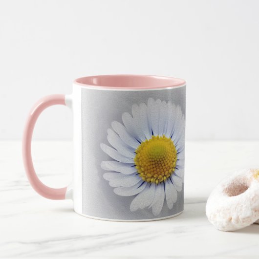 schitterende witte mais mok (Met donut)