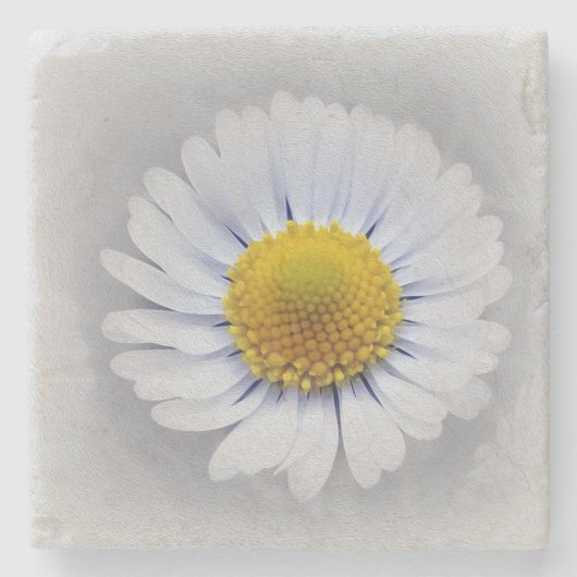 schitterende witte mais stenen onderzetter (Voorkant)