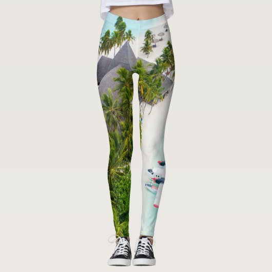 Schitterende Zeeen Leggings (Voorkant)