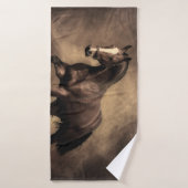 Schitterende zeepijp badhanddoek (Badhanddoek)