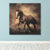 Schitterende zeepijp canvas afdruk (Insitu (Houten vloer))