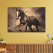 Schitterende zeepijp canvas afdruk (Insitu (Woonkamer))